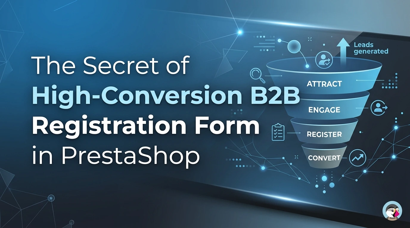 The Anatomy of a High-Conversion B2B Registration Form in PrestaShop